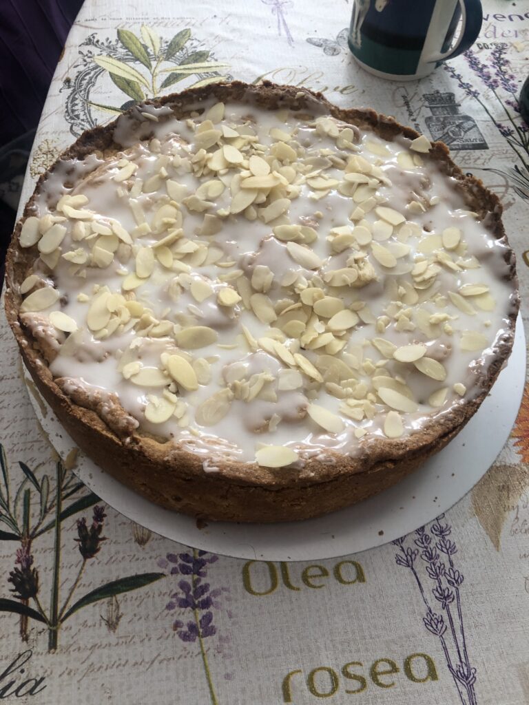 Apfelkuchen gedeckt Apfelkuchen gedeckt